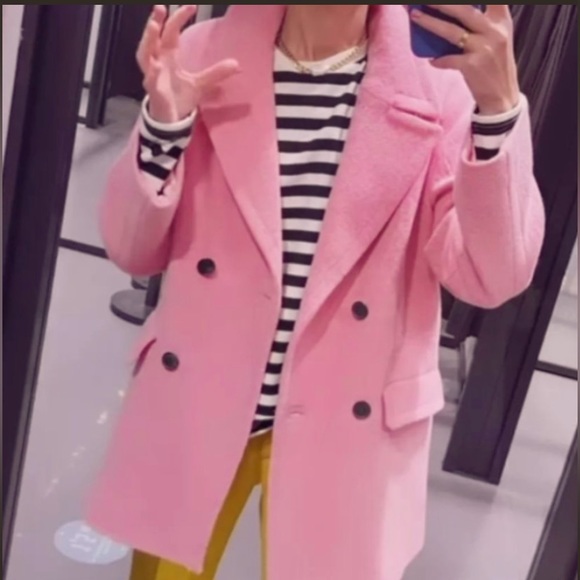 OVERSIZED DOUBLE-BREASTED COAT - Picture 2 of 16